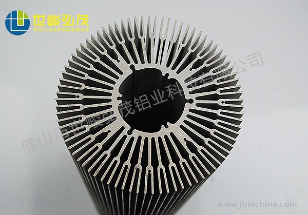 LED筒燈太陽(yáng)花散熱器鋁型材-2