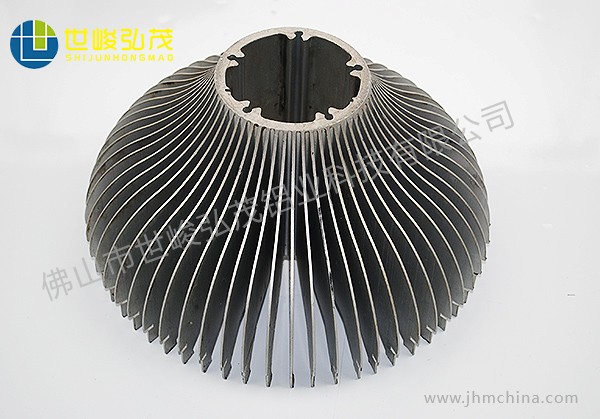 CNC數(shù)控車(chē)太陽(yáng)花散熱器深加工鋁型材